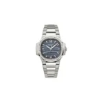 Patek Philippe Nautilus Blue Tinted Mother Of Pearl Dial Automatic Ladies Diamond Watch 7018/1A-010