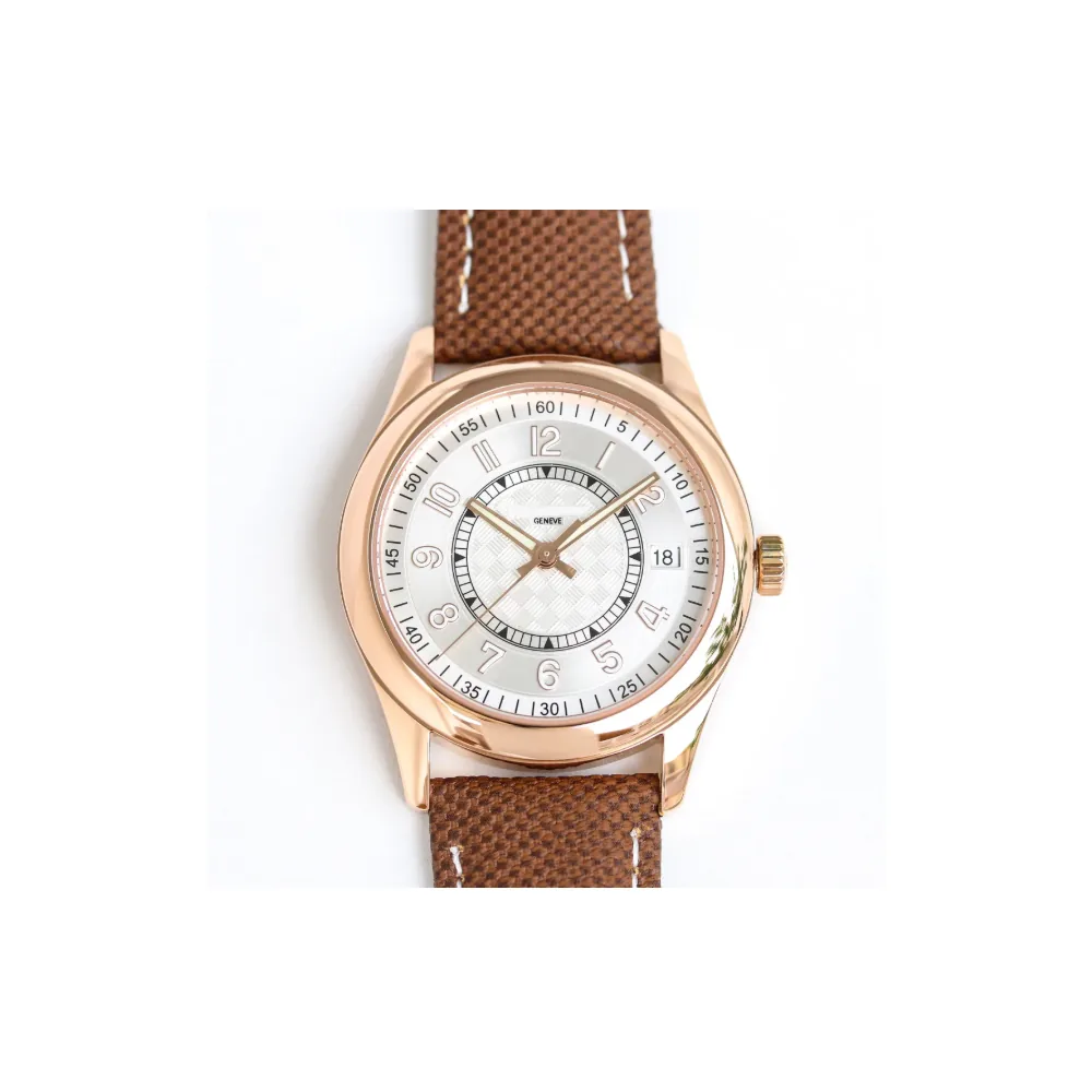 P0906-1 Best Swiss Super Clone Patek Philippe Calatrava 6007G-011 Replica Men’s Watch 40mm - Image 1