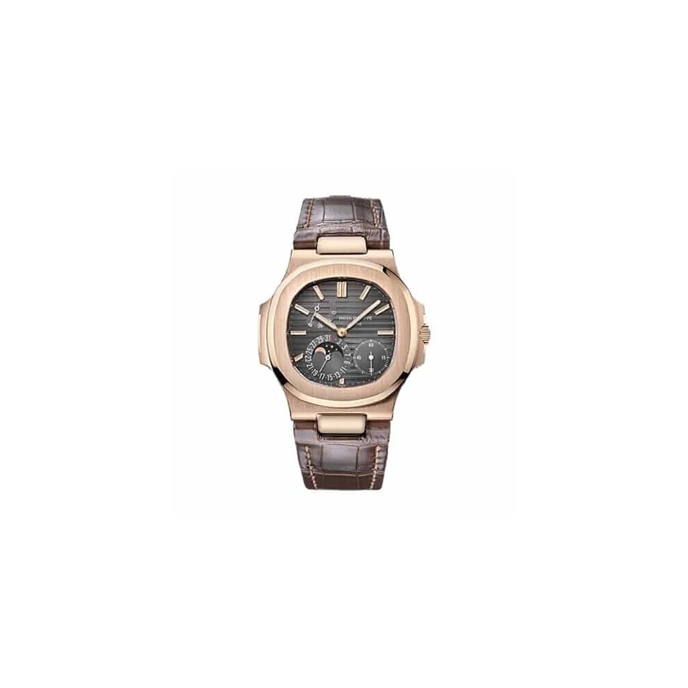 P0934-1 Patek Grey Leather Replica - Image 1