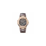 Patek Philippe Nautilus Gold Leather Replica